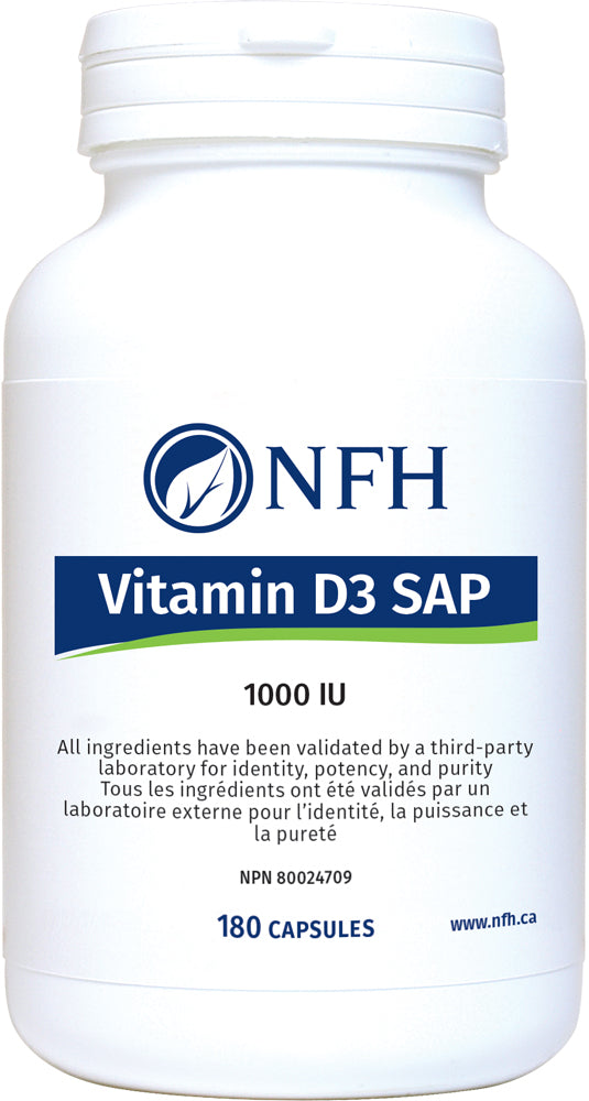 NFH - Vitamin D3 SAP - 180 CAPSULES